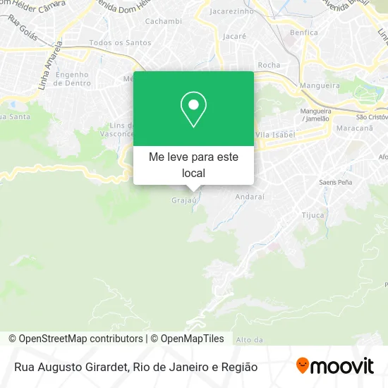 Rua Augusto Girardet mapa