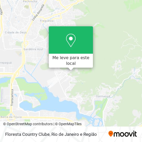 Floresta Country Clube mapa