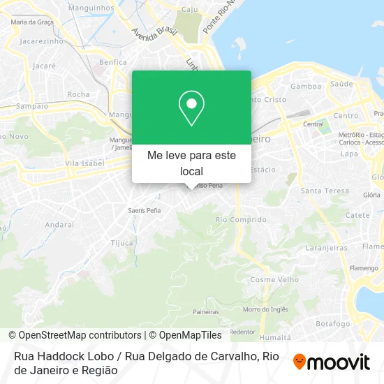 Rua Haddock Lobo / Rua Delgado de Carvalho mapa