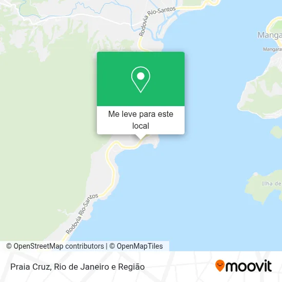 Praia Cruz mapa