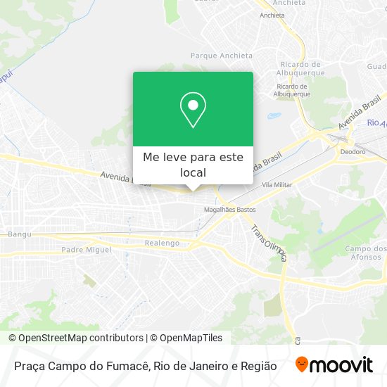 Praça Campo do Fumacê mapa