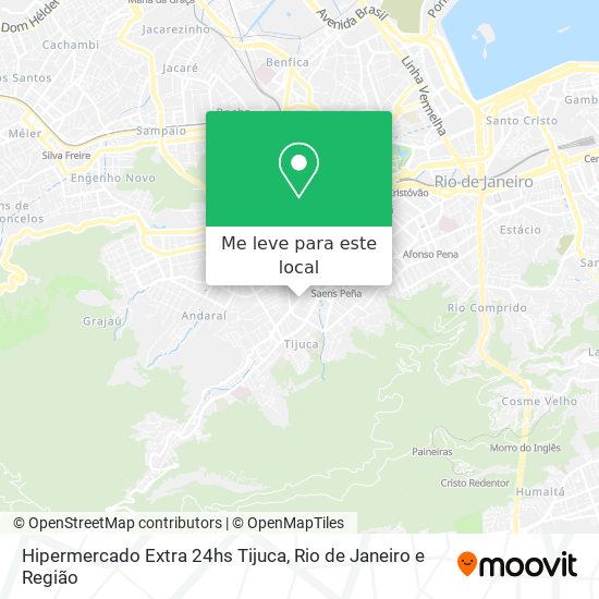 Hipermercado Extra 24hs Tijuca mapa