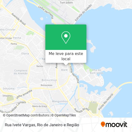 Rua Ivete Vargas mapa