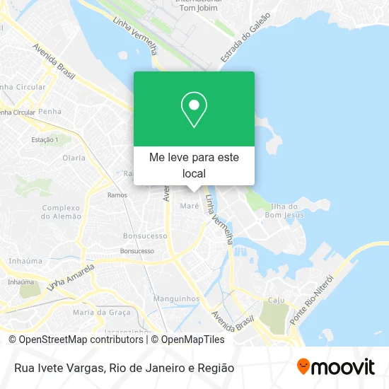 Rua Ivete Vargas mapa