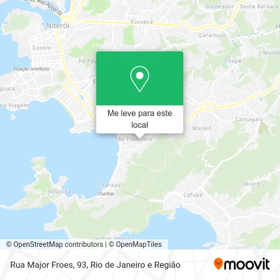 Rua Major Froes, 93 mapa