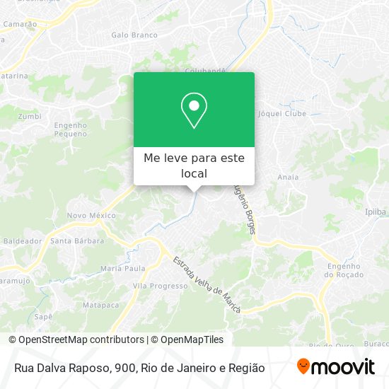 Rua Dalva Raposo, 900 mapa