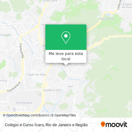 Colégio e Curso Ícaro mapa