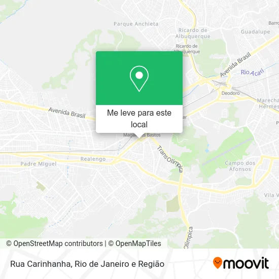 Rua Carinhanha mapa