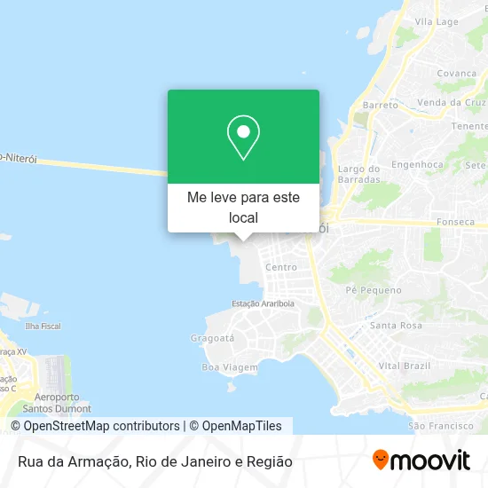 Rua da Armação mapa