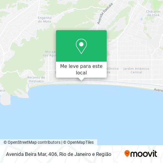 Avenida Beira Mar, 406 mapa