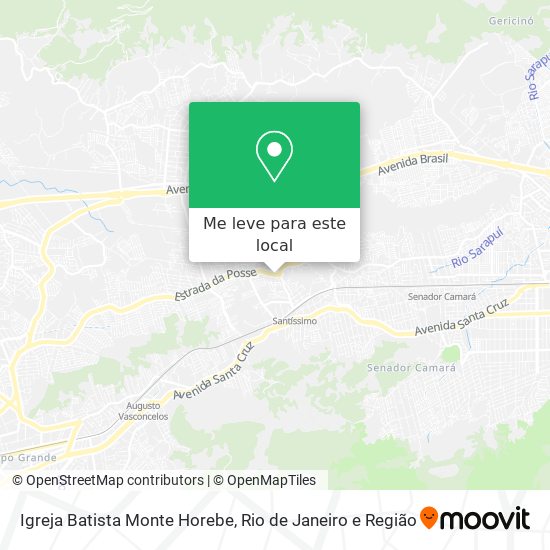 Igreja Batista Monte Horebe mapa