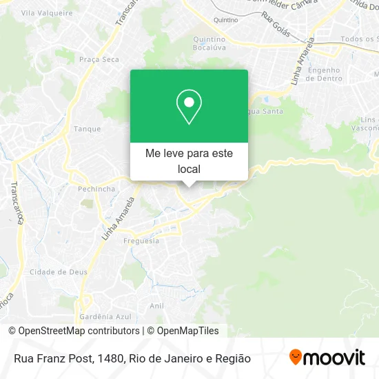 Rua Franz Post, 1480 mapa