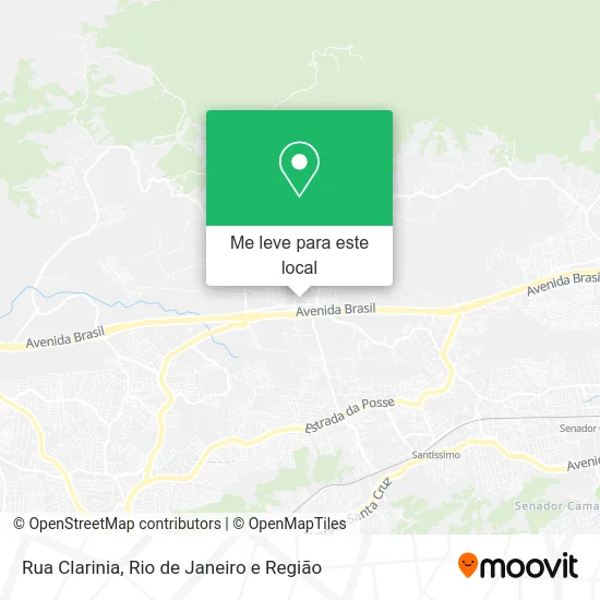 Rua Clarinia mapa