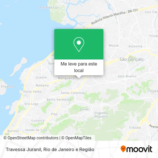 Travessa Juranil mapa