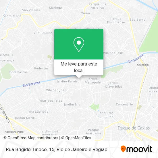 Rua Brígido Tinoco, 15 mapa