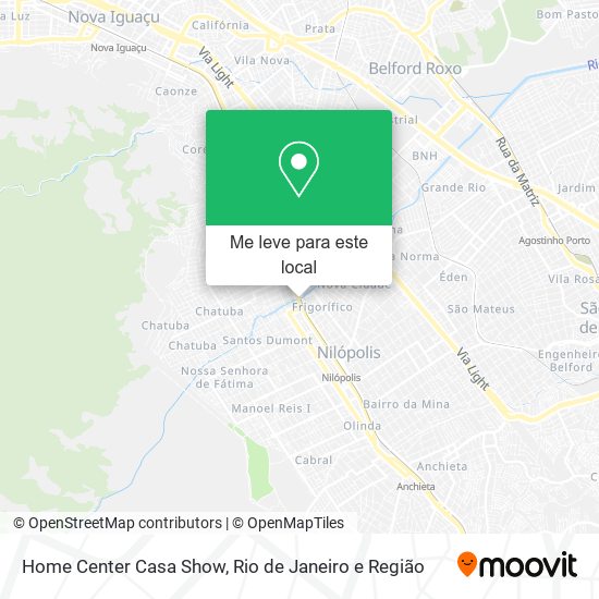 Home Center Casa Show mapa