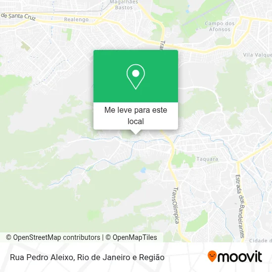 Rua Pedro Aleixo mapa