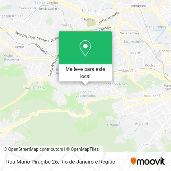 Rua Mario Piragibe 26 mapa