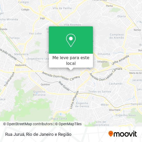 Rua Juruá mapa