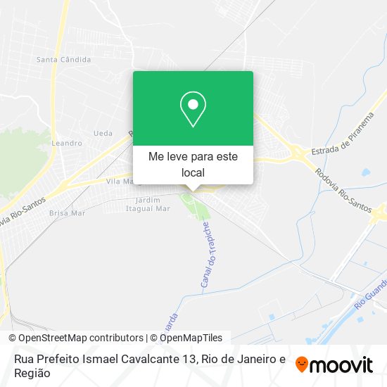 Rua Prefeito Ismael Cavalcante 13 mapa