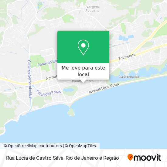 Rua Lúcia de Castro Silva mapa