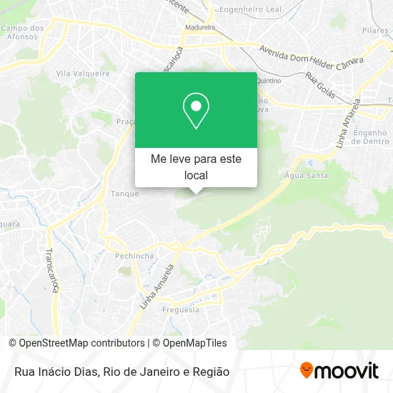 Rua Inácio Dias mapa