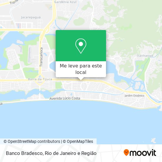 Banco Bradesco mapa