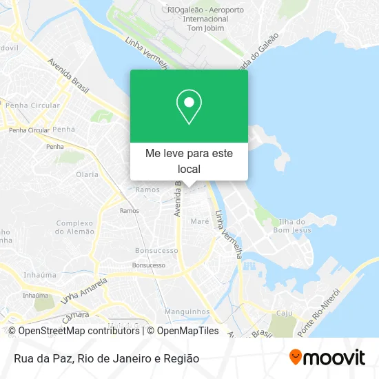 Rua da Paz mapa