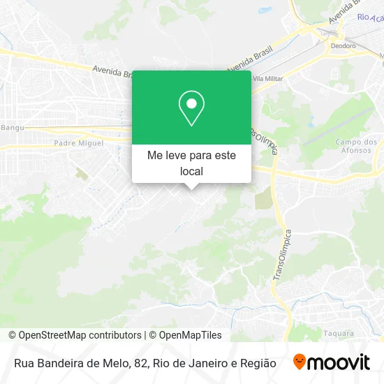 Rua Bandeira de Melo, 82 mapa