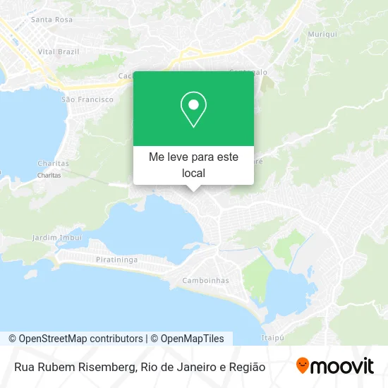 Rua Rubem Risemberg mapa