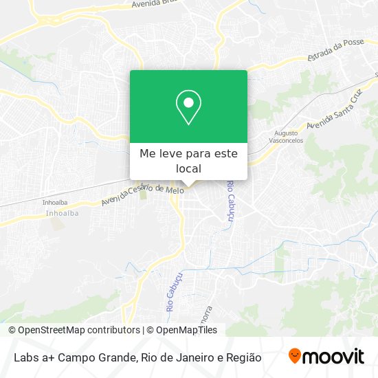 Labs a+ Campo Grande mapa