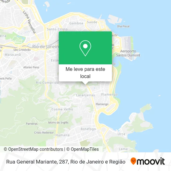 Rua General Mariante, 287 mapa