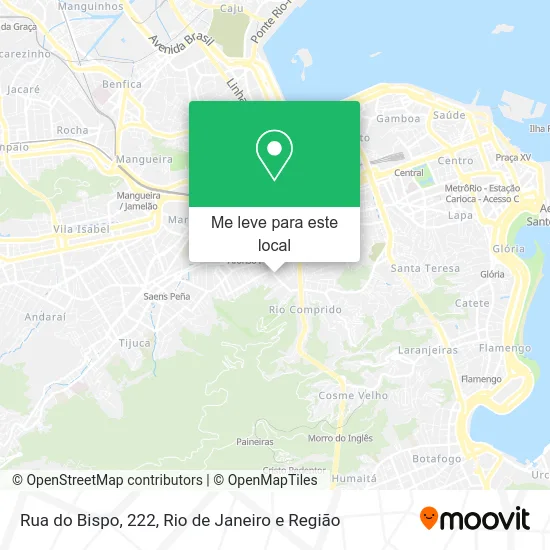 Rua do Bispo, 222 mapa
