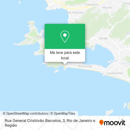 Rua General Cristóvão Barcelos, 3 mapa