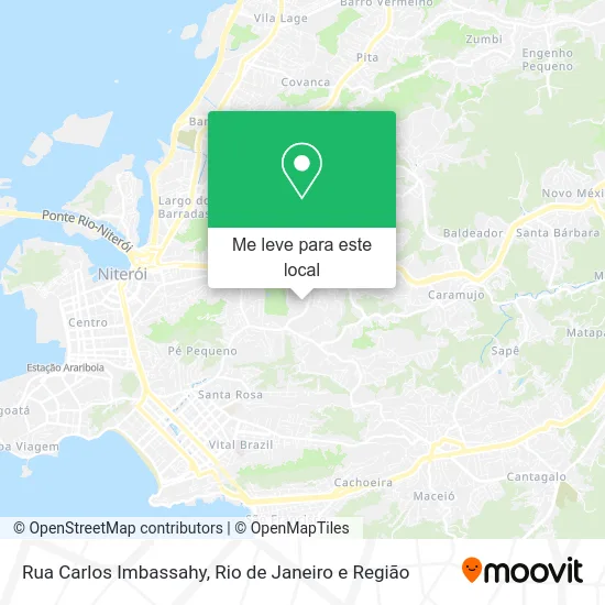 Rua Carlos Imbassahy mapa