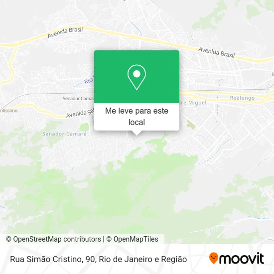 Rua Simão Cristino, 90 mapa