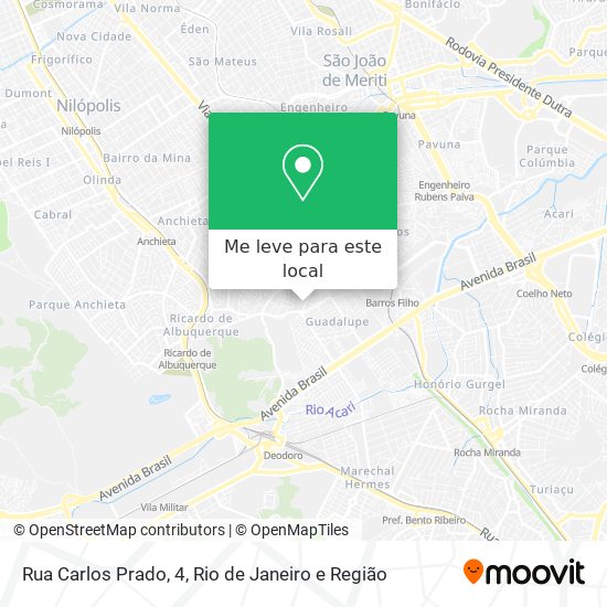 Rua Carlos Prado, 4 mapa