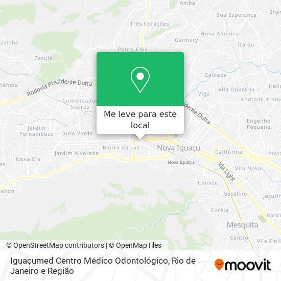 Iguaçumed Centro Médico Odontológico mapa