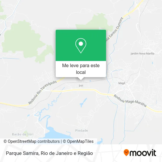 Parque Samira mapa