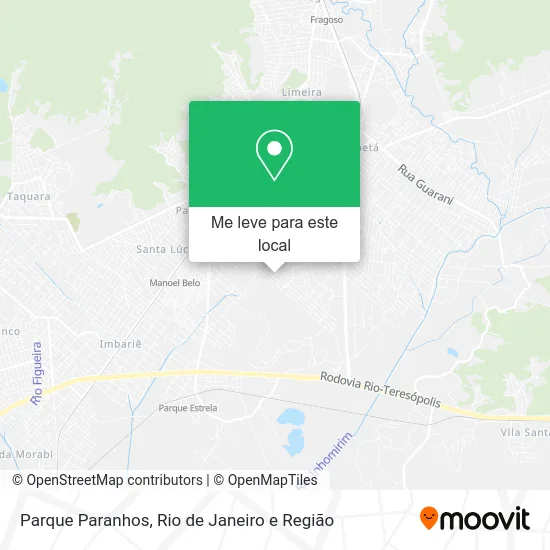Parque Paranhos mapa