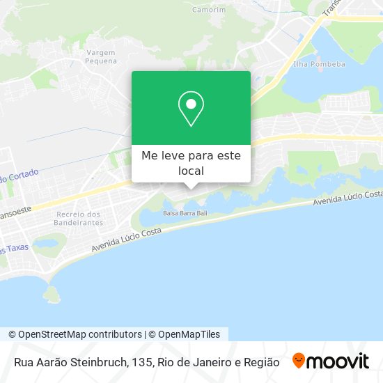 Rua Aarão Steinbruch, 135 mapa
