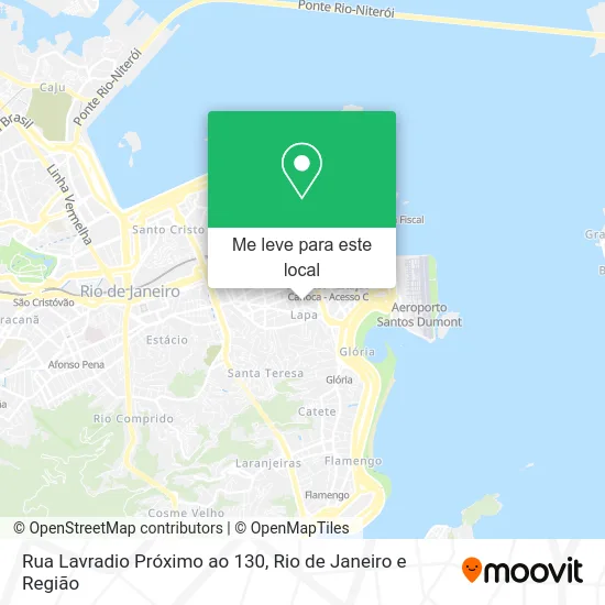 Rua Lavradio Próximo ao 130 mapa