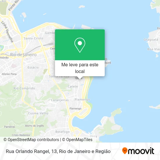 Rua Orlando Rangel, 13 mapa