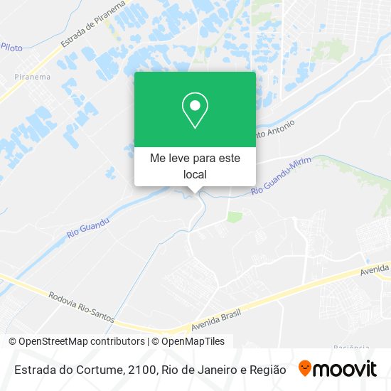 Estrada do Cortume, 2100 mapa