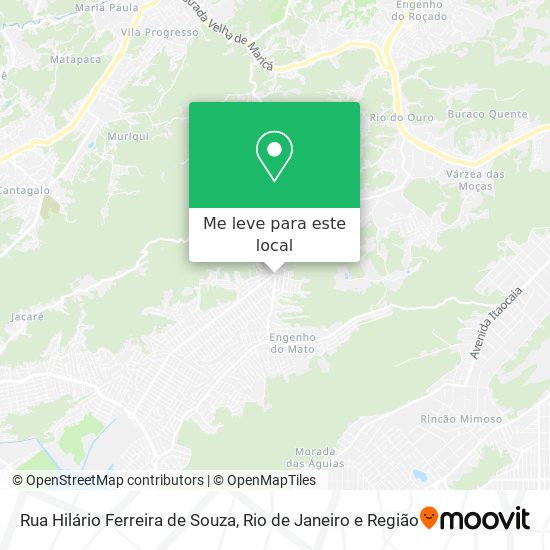 Rua Hilário Ferreira de Souza mapa