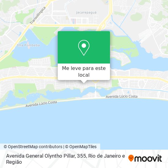 Avenida General Olyntho Pillar, 355 mapa