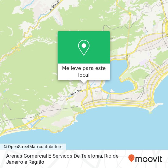 Arenas Comercial E Servicos De Telefonia mapa