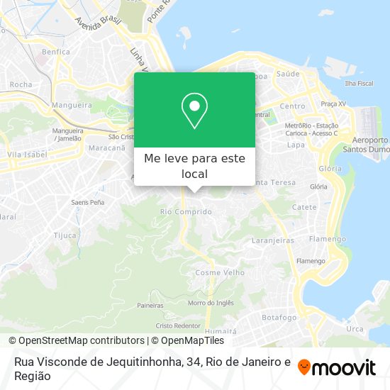 Rua Visconde de Jequitinhonha, 34 mapa