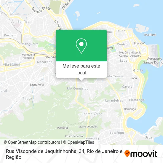 Rua Visconde de Jequitinhonha, 34 mapa