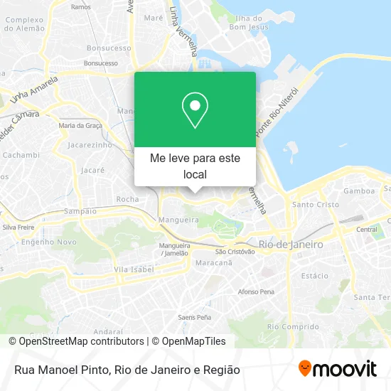 Rua Manoel Pinto mapa